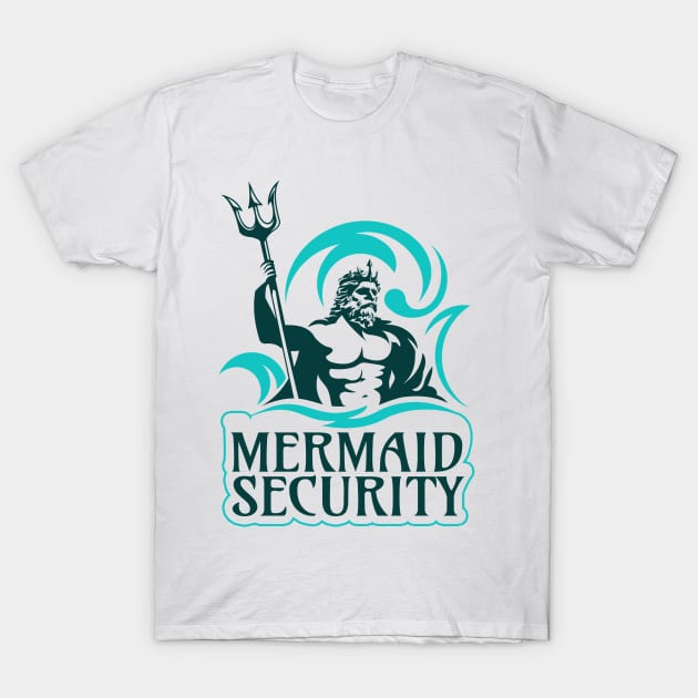 Mermaid Security T-Shirt by LotusTee